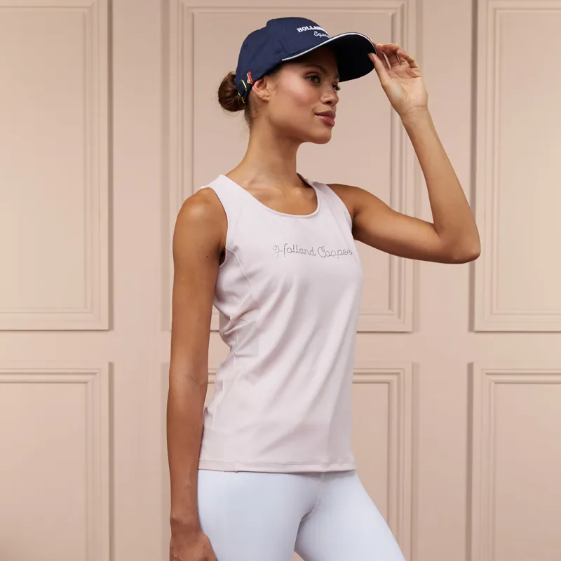 Holland Cooper Training Ladies Vest Top - Blush-3