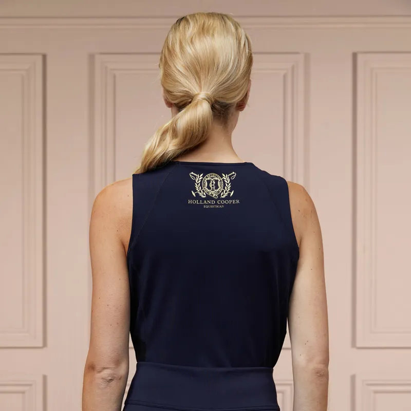 Holland Cooper Training Ladies Vest Top - Ink Navy-1