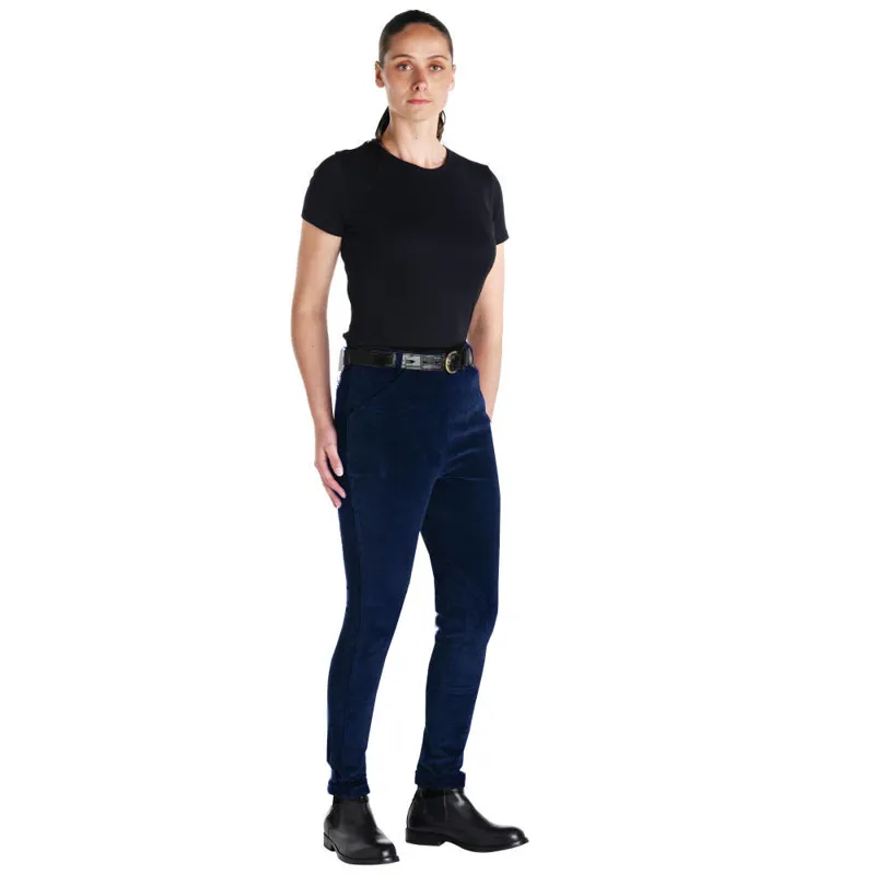 Harry Hall Colorado Cord Ladies Jodhpurs - Navy