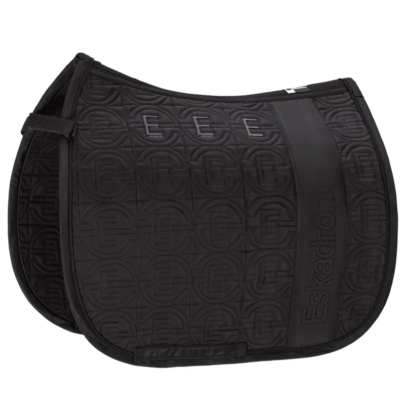 Eskadron Dynamic Big Square High Gloss Dressage Saddlecloth - Black