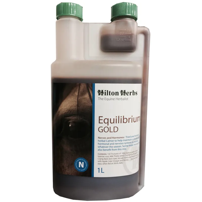 Hilton Herbs Equilibrium Gold Liquid 1 Litre Redpost Equestrian