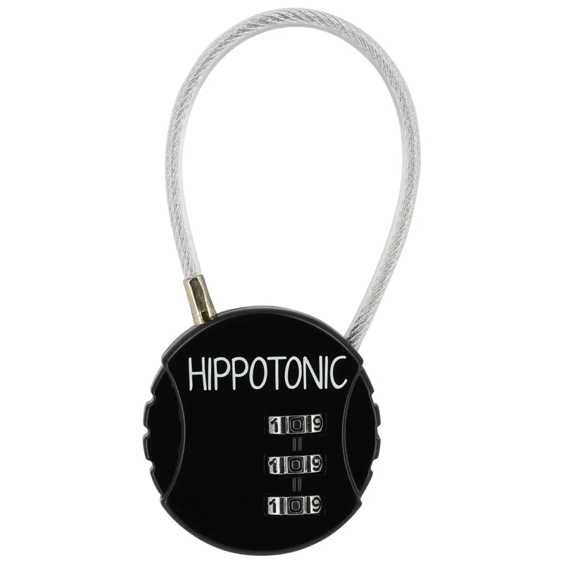 Hippo Tonic Grooming Box Ball Padlock - Black