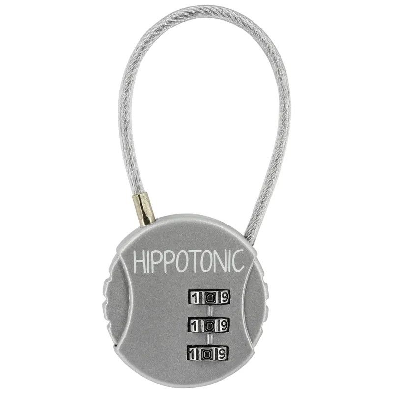 Hippo Tonic Grooming Box Ball Padlock - Grey