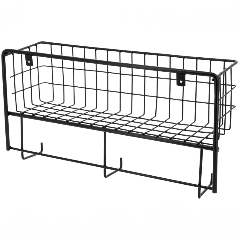 Hippo-Tonic Basket with 3 Hooks - Black-1