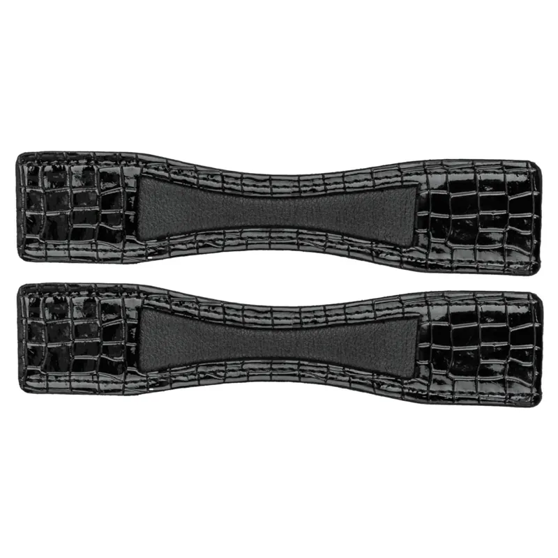 Waldhausen Leather Spur Protectors - Patent Croco