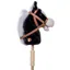 HKM Bella Hobby Horse with Wheels - Black