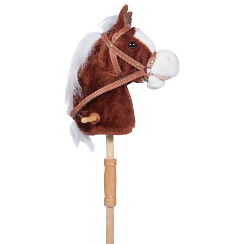 Buy Red Hobby Horse With Special Reflective Bridle. Good Present for  Children and Teens Online in India 