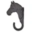 HKM Cast Iron Bridle Hook - Horse Head