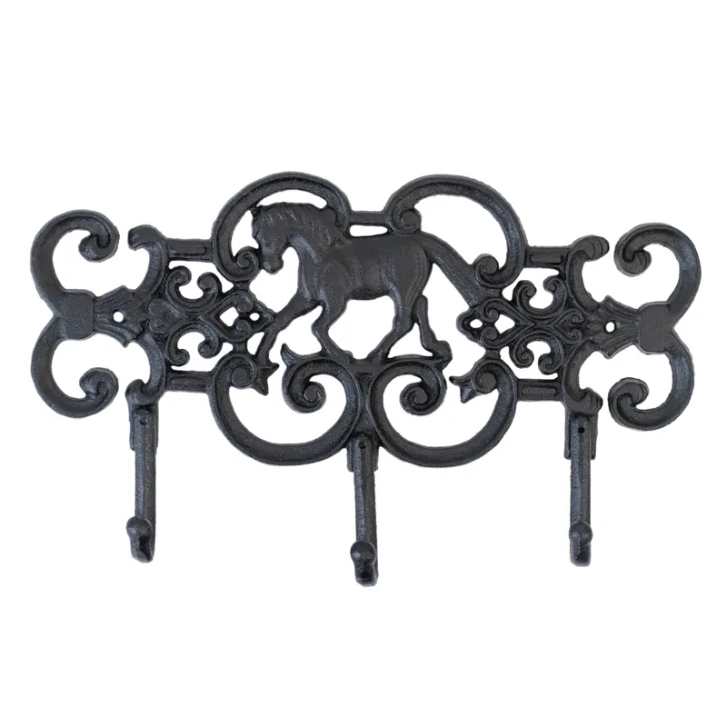 HKM Cast Iron Coat Hook - Elegant Horse