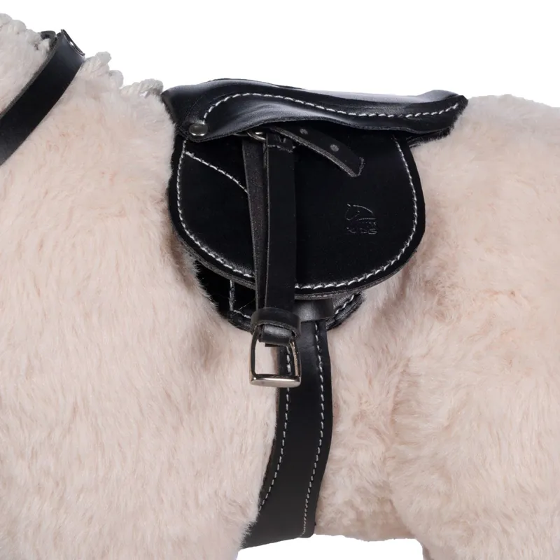 HKM Cuddle Pony Toy Saddle - Black-1