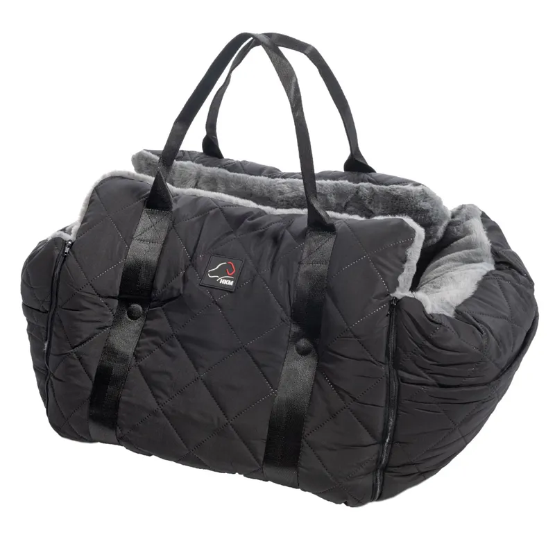 HKM Buddy Dog Travel Bed - Black/Grey-3
