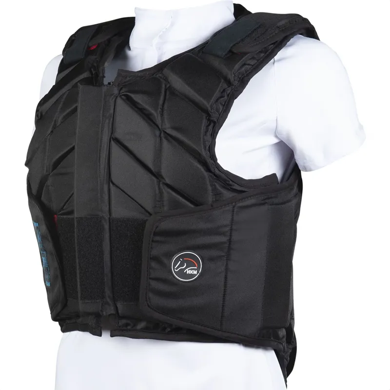 HKM Easy Fit Adults Body Protector - Black-2