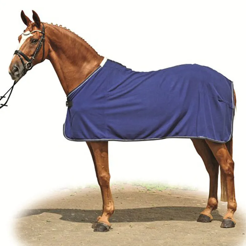 HKM Fleece Rug Grey/Silver Redpost Equestrian