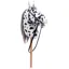 HKM Hobby Horse Toy - Spotty White Appaloosa