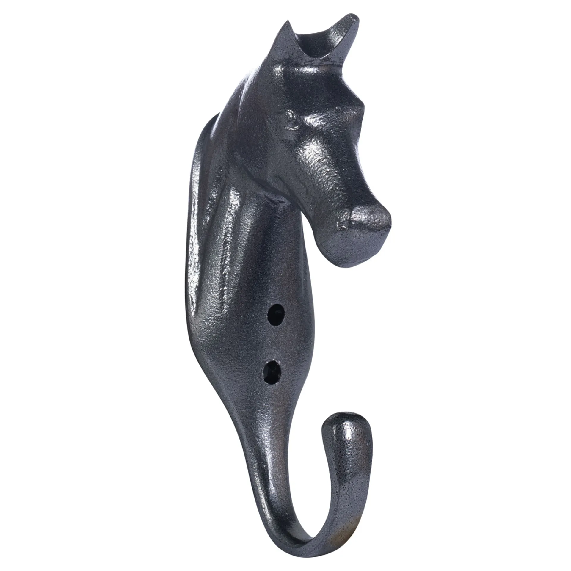 HKM Horse Head Coat Hook - Silver