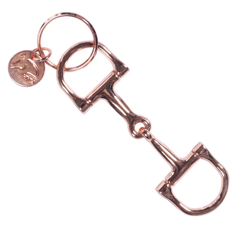 HKM Bit Shape Key Ring - Rose Gold