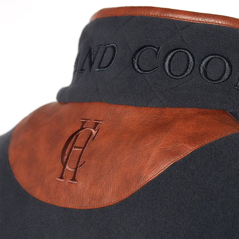 Holland Cooper Country Fleece Half Zip Ladies Jumper - Ink Navy-4