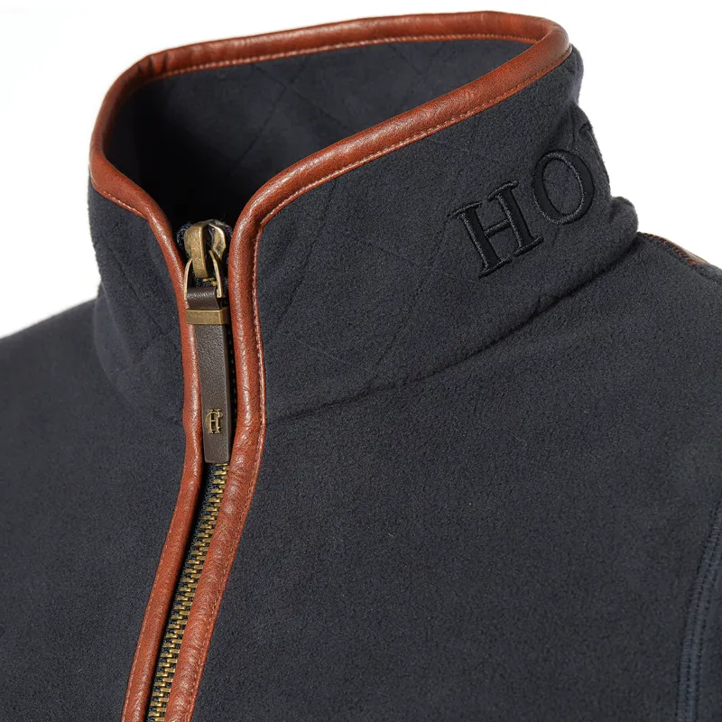 Holland Cooper Country Fleece Half Zip Ladies Jumper - Ink Navy-3