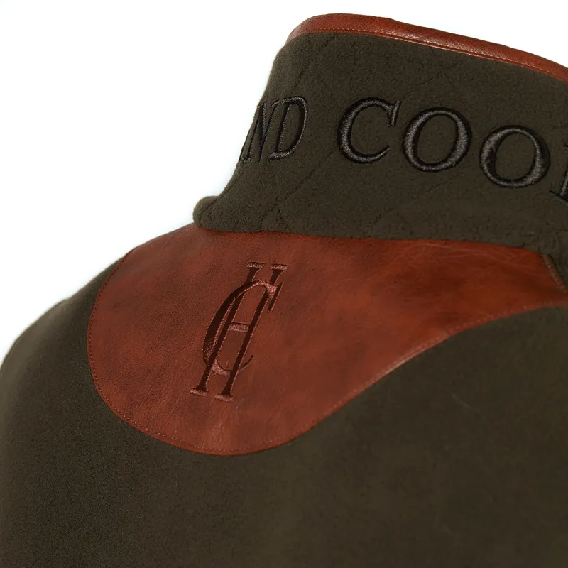 Holland Cooper Country Fleece Half Zip Ladies Jumper - Khaki-5