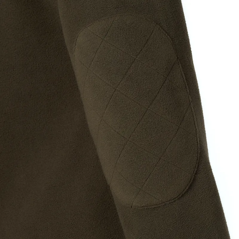 Holland Cooper Country Fleece Half Zip Ladies Jumper - Khaki-4