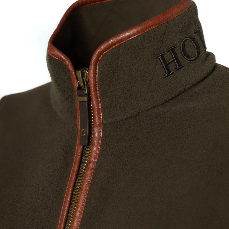 Holland Cooper Country Fleece Half Zip Ladies Jumper - Khaki-3