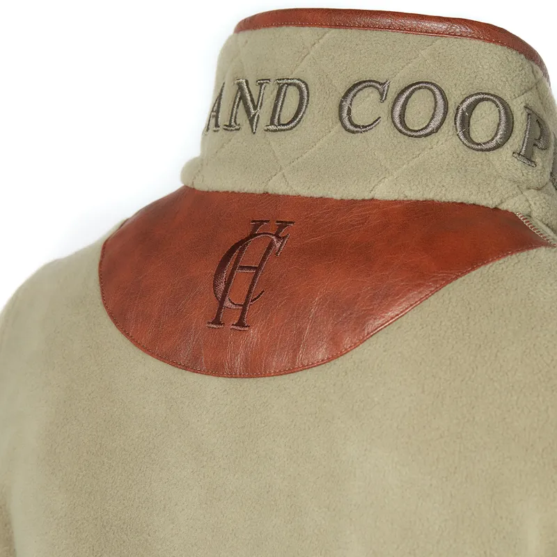 Holland Cooper Country Fleece Half Zip Ladies Jumper - Sage-4