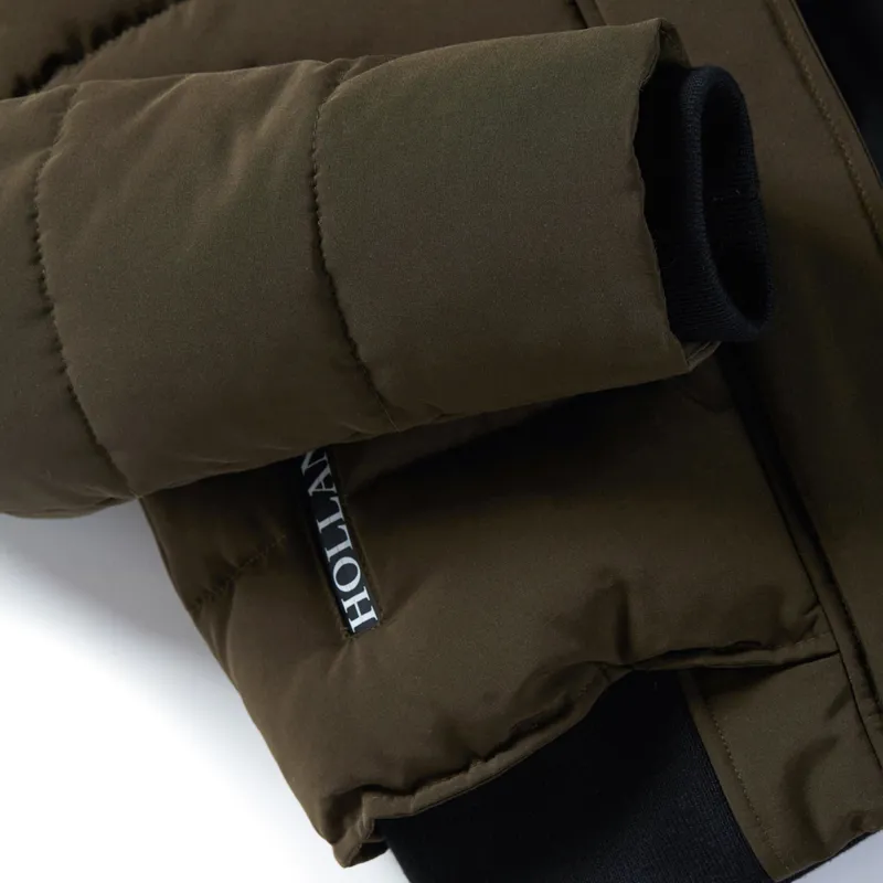 Holland Cooper Whistler Ladies Bomber Jacket - Khaki-6