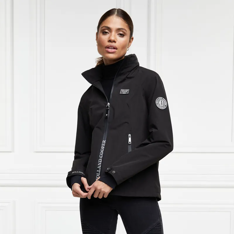 Holland Cooper Brecon Ladies Waterproof Rain Jacket - Black
