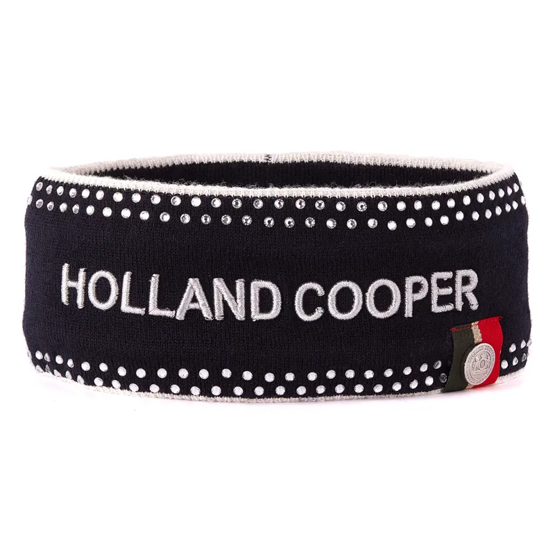 Holland Cooper Luxe Crystal Headband - Navy