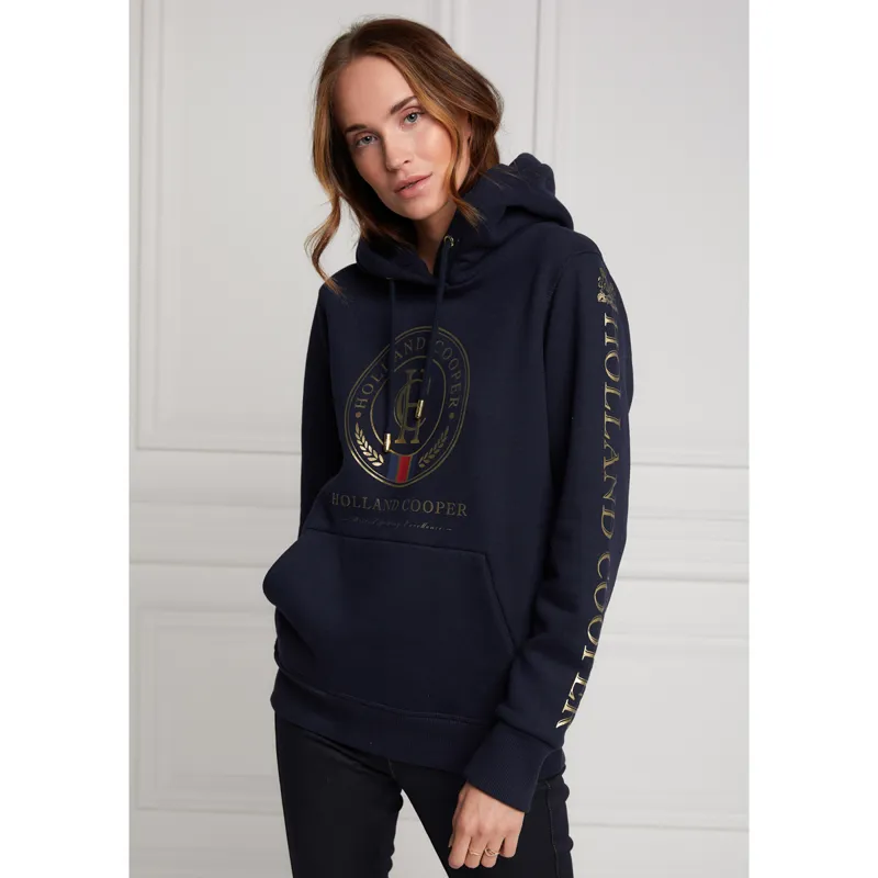 Holland Cooper HC Heritage Ladies Hoodie - Ink Navy-2