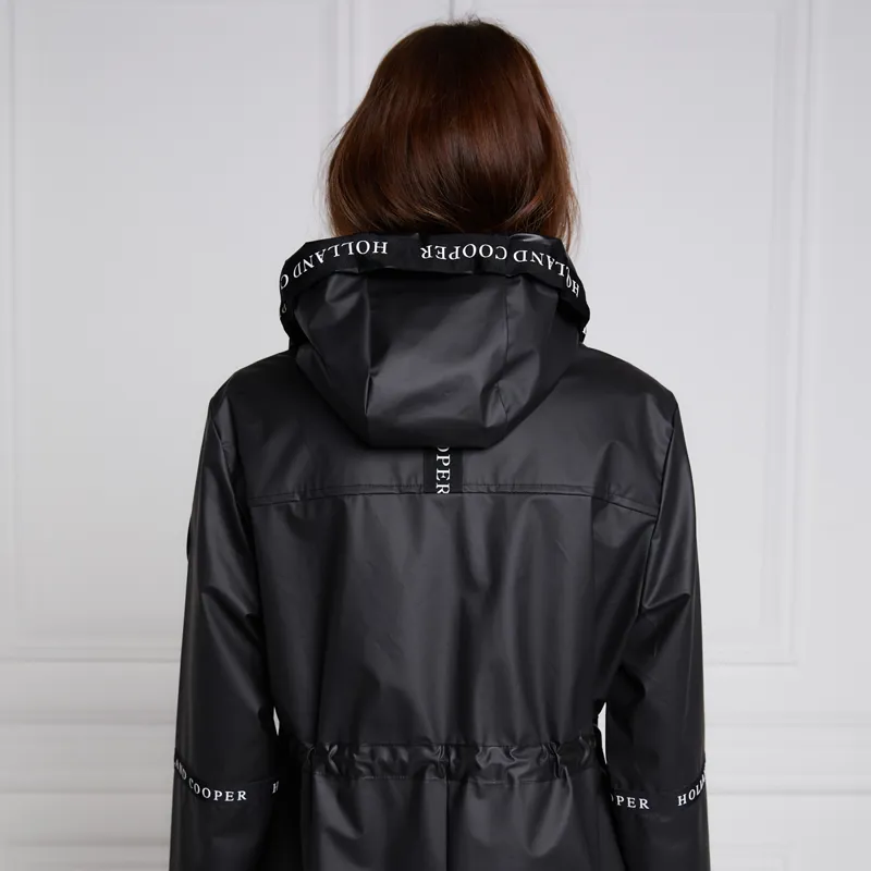 Matte black raincoat shop