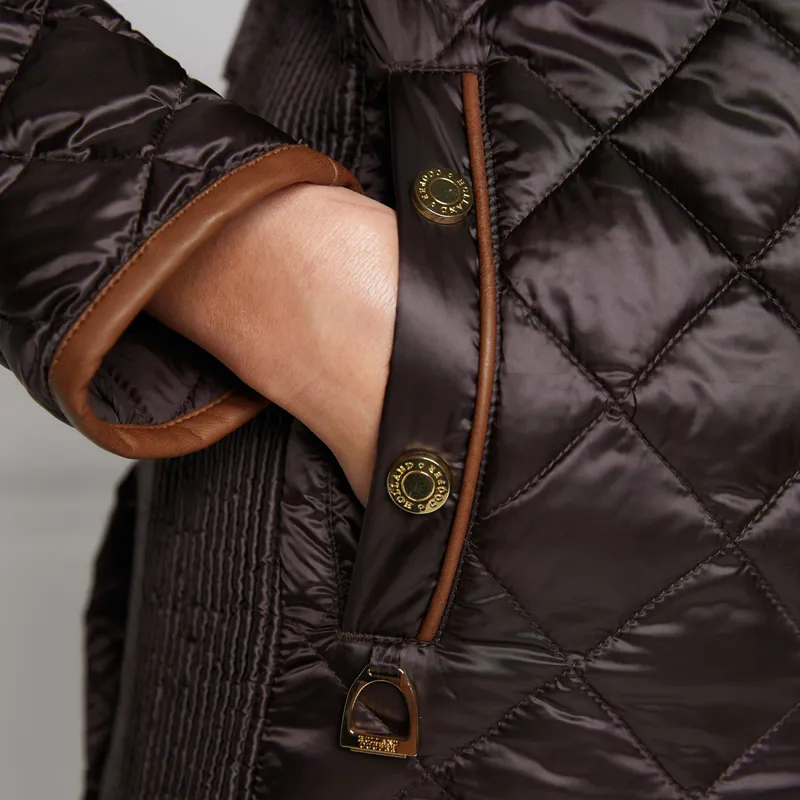 Burberry baughton quilted coat on sale