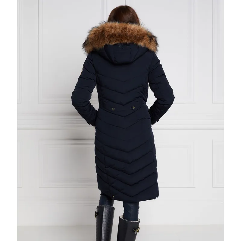 Holland Cooper Wellington Ladies Long Jacket - Ink Navy-1