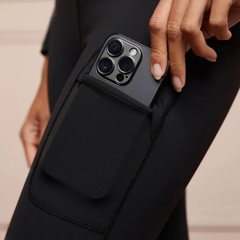 Holland Cooper Halcot Full Grip Ladies Thermal Riding Tights - Black-7