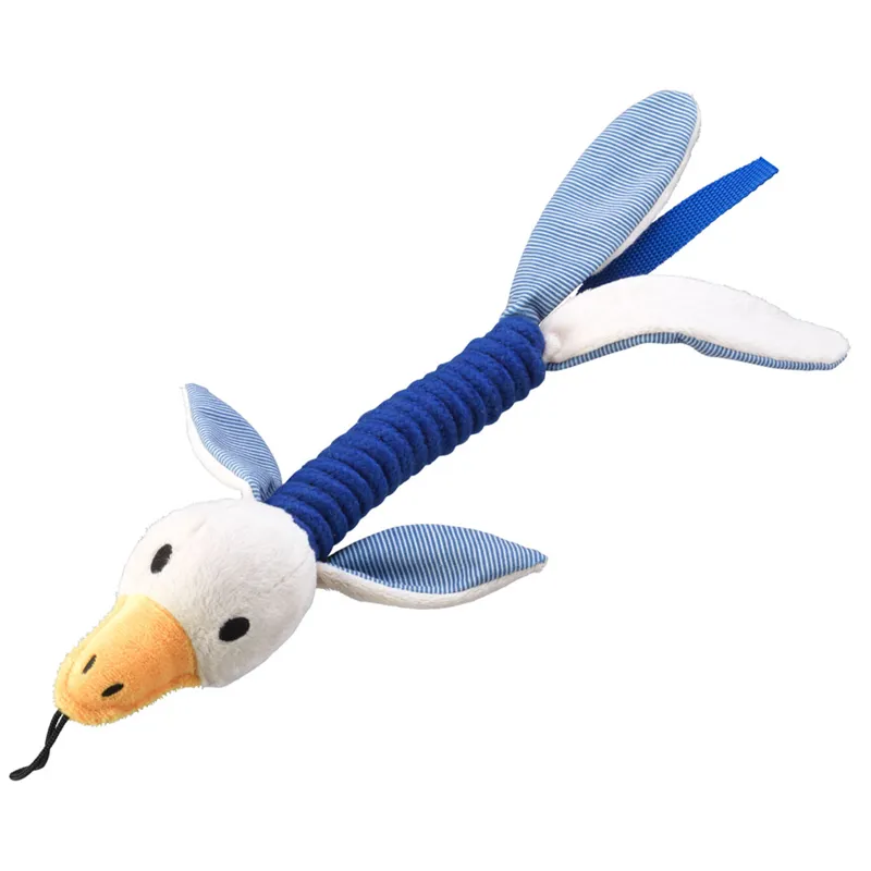 House of Paws Rope Stick Dog Toy - Duck