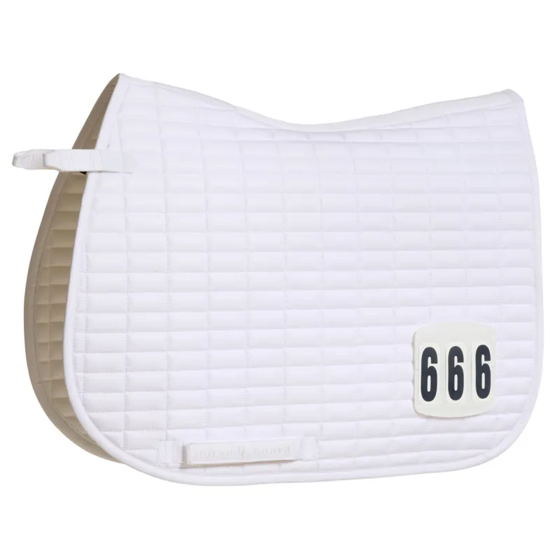 Horse Guard Nationality All Purpose Competition Saddlecloth - White