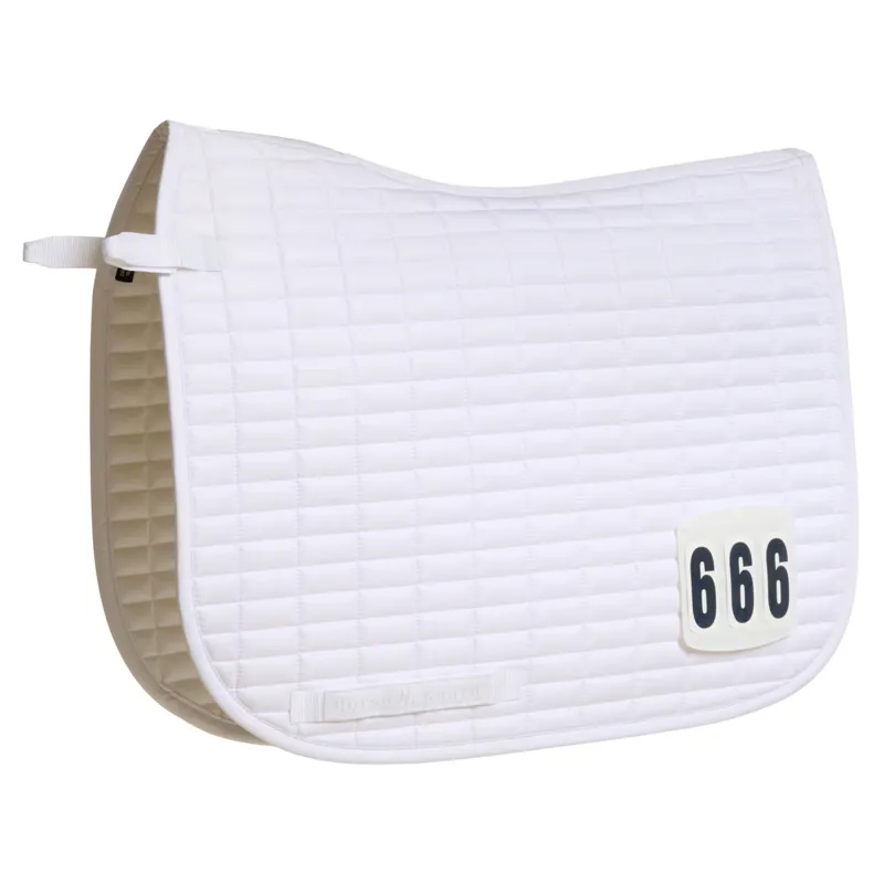 Horse Guard Nationality Dressage Competition Saddlecloth - White