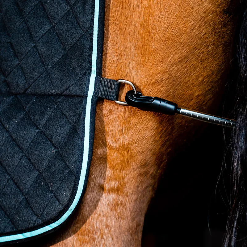 Horseware Autumn Cooler Rug - Black/Aqua-8