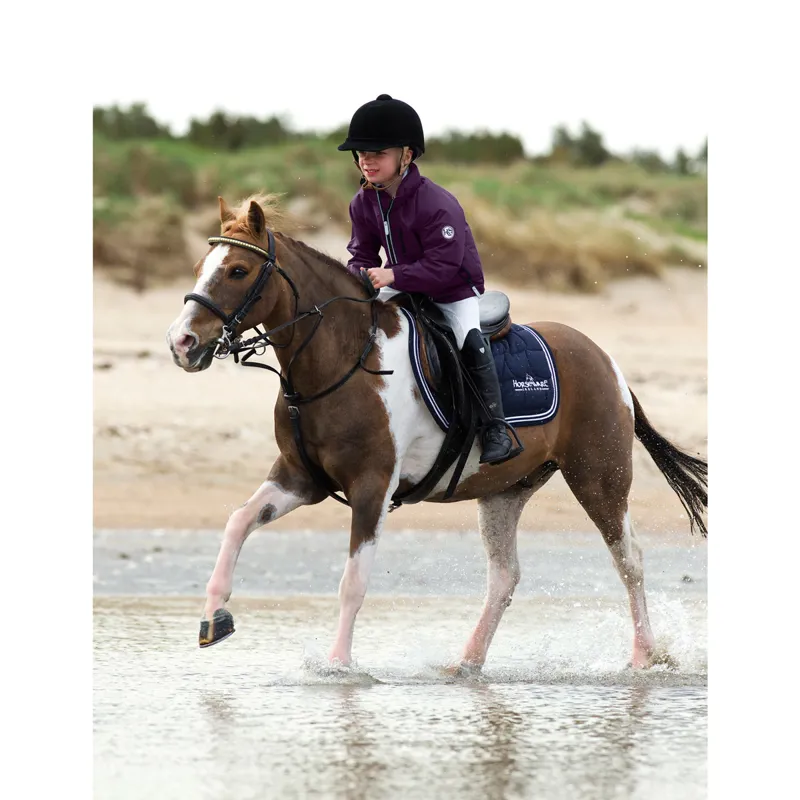 Horseware Corrib Childrens Jacket - Purple Plum-2
