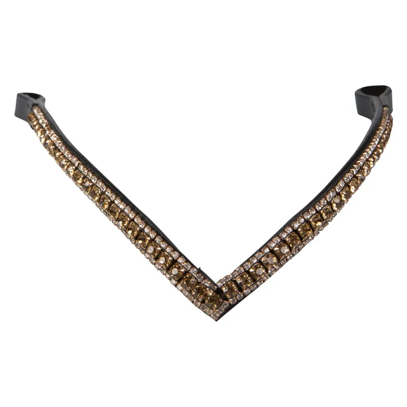 Horze Briana Browband - Light Brown