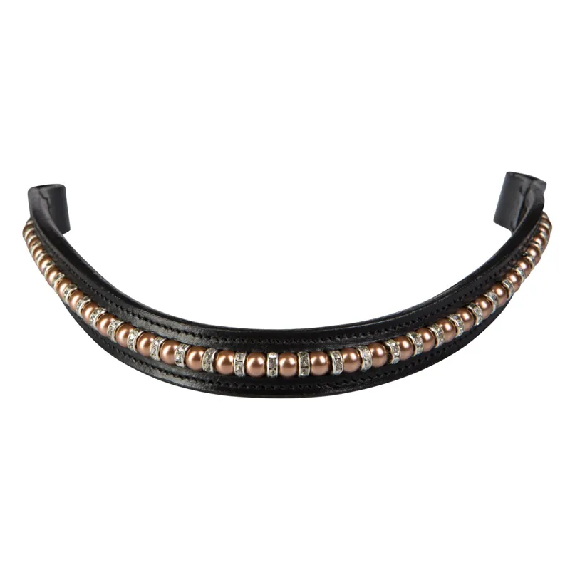 Horze Oscar Browband - Bronze
