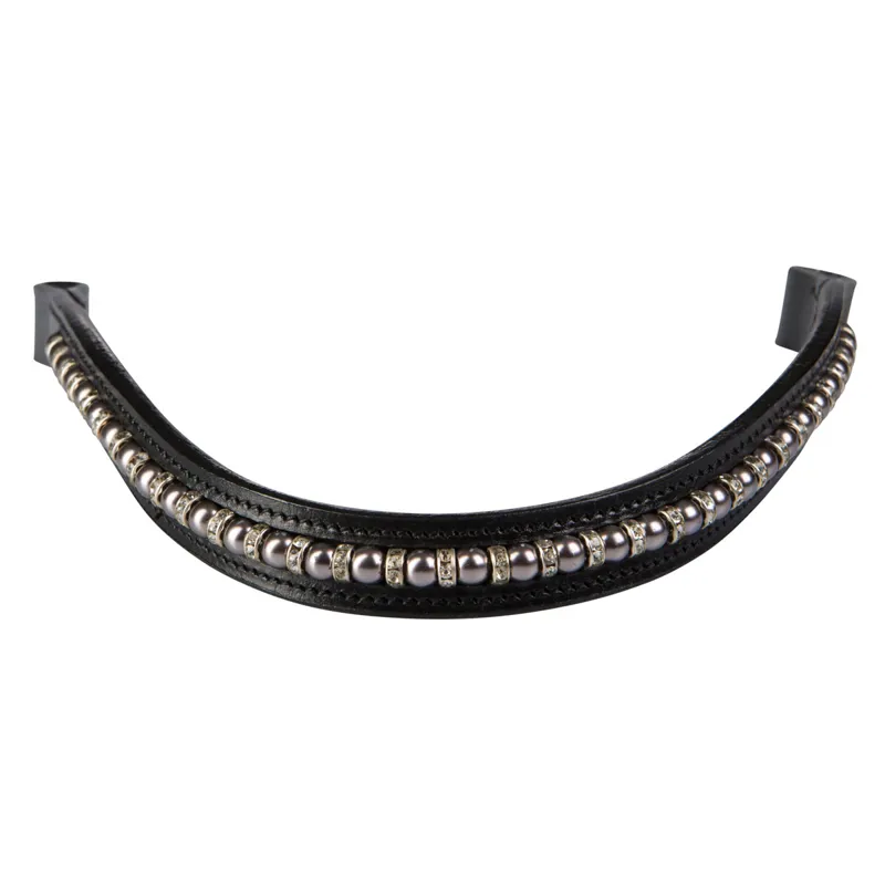 Horze Oscar Browband - Grey