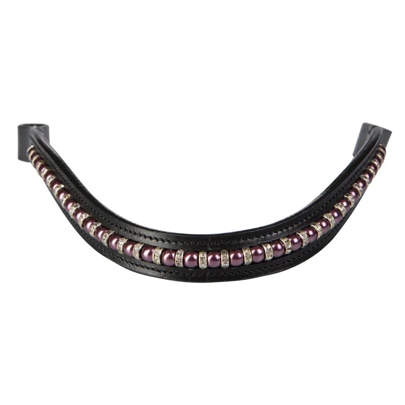 Horze Oscar Browband - Purple