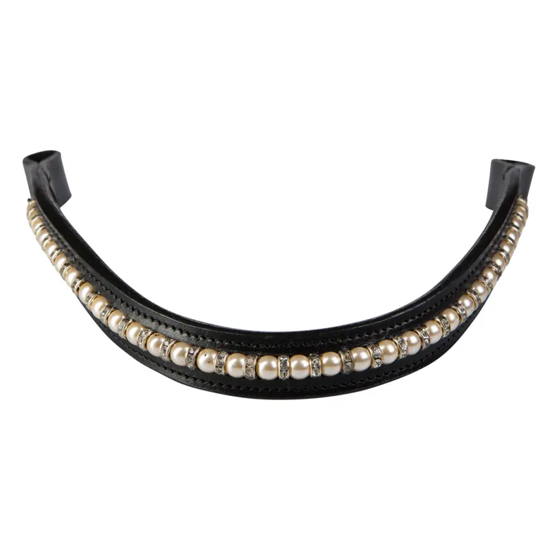 Horze Oscar Browband - White