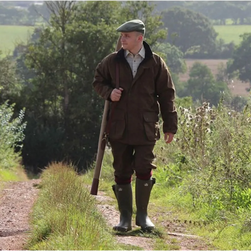 HSF Selkirk Weatherproof Mens Jacket - Moorland Green-3