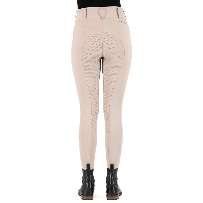 HV Polo Evi Full Grip Ladies Riding Tights - Sea Grass-2