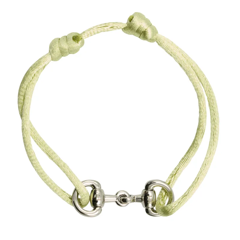 HV Polo Kate Small Bit Bracelet - Pistachio/Silver