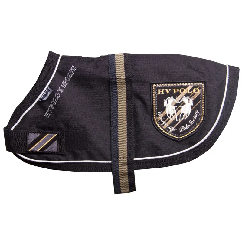 HV Polo Georgetown Outdoor Dog Blanket Rug - Black