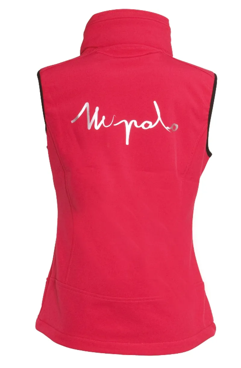 HV Polo Vasa Ladies Softshell Gilet - Tango Red-1