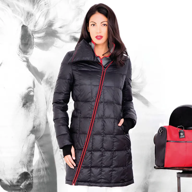 Horseware Atina Ladies Long Down Coat Black